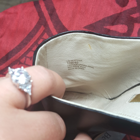 Louise Et Cie black Leather Stiletto Mules size 10 - Picture 7 of 8